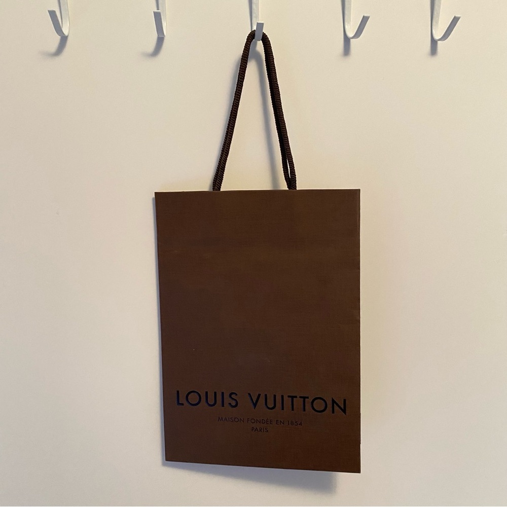 Louis Vuitton Brown Paper Shopping Gift Bag